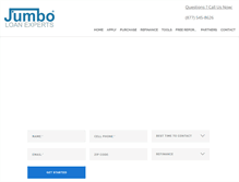 Tablet Screenshot of jumboloanexperts.com